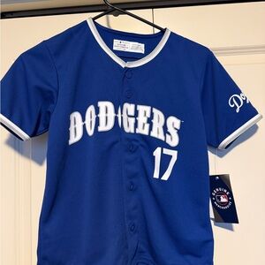 Youth Dodgers Ohtani Blue Baseball Jersey